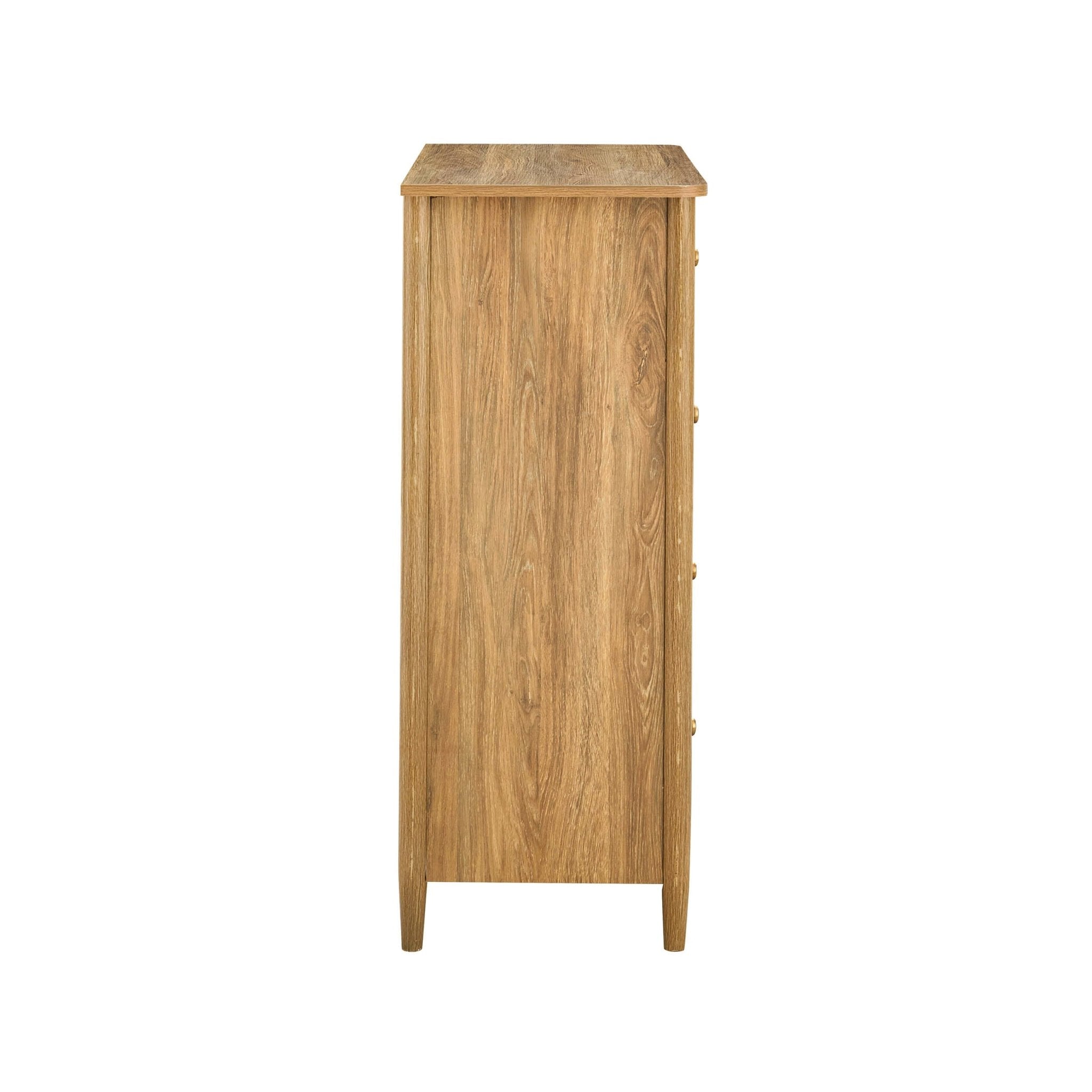 Betty 5 Drawer Chest - Light Wood