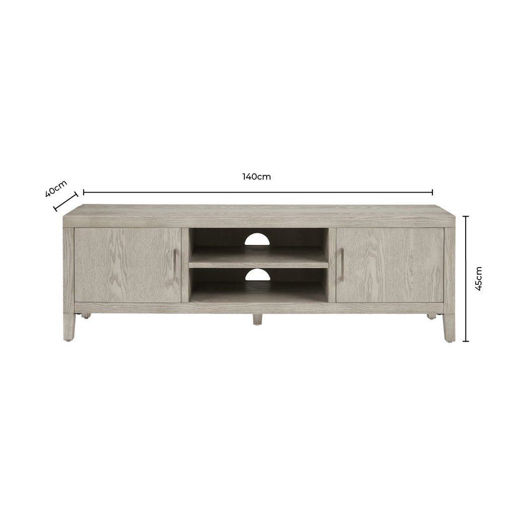 Blair 140cm TV Unit - Ash