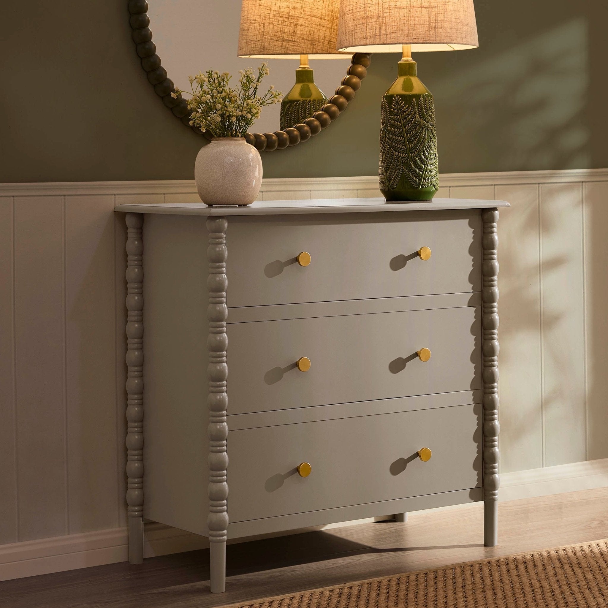 Bonnie Bobbin 3 Drawer Chest - Taupe