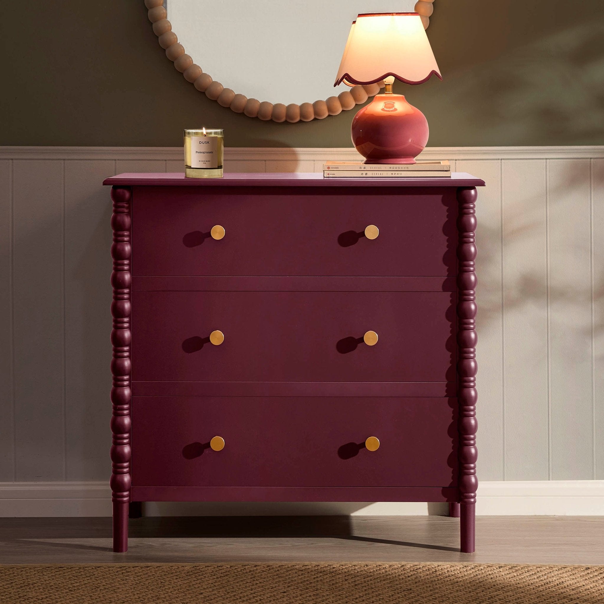 Bonnie Bobbin 3 Drawer Chest - Tawny Port