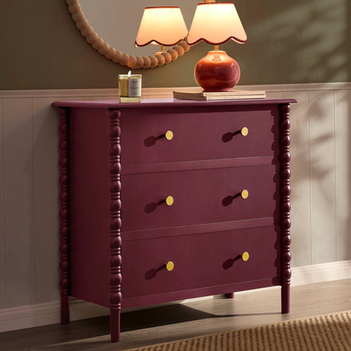 Bonnie Bobbin 3 Drawer Chest - Tawny Port