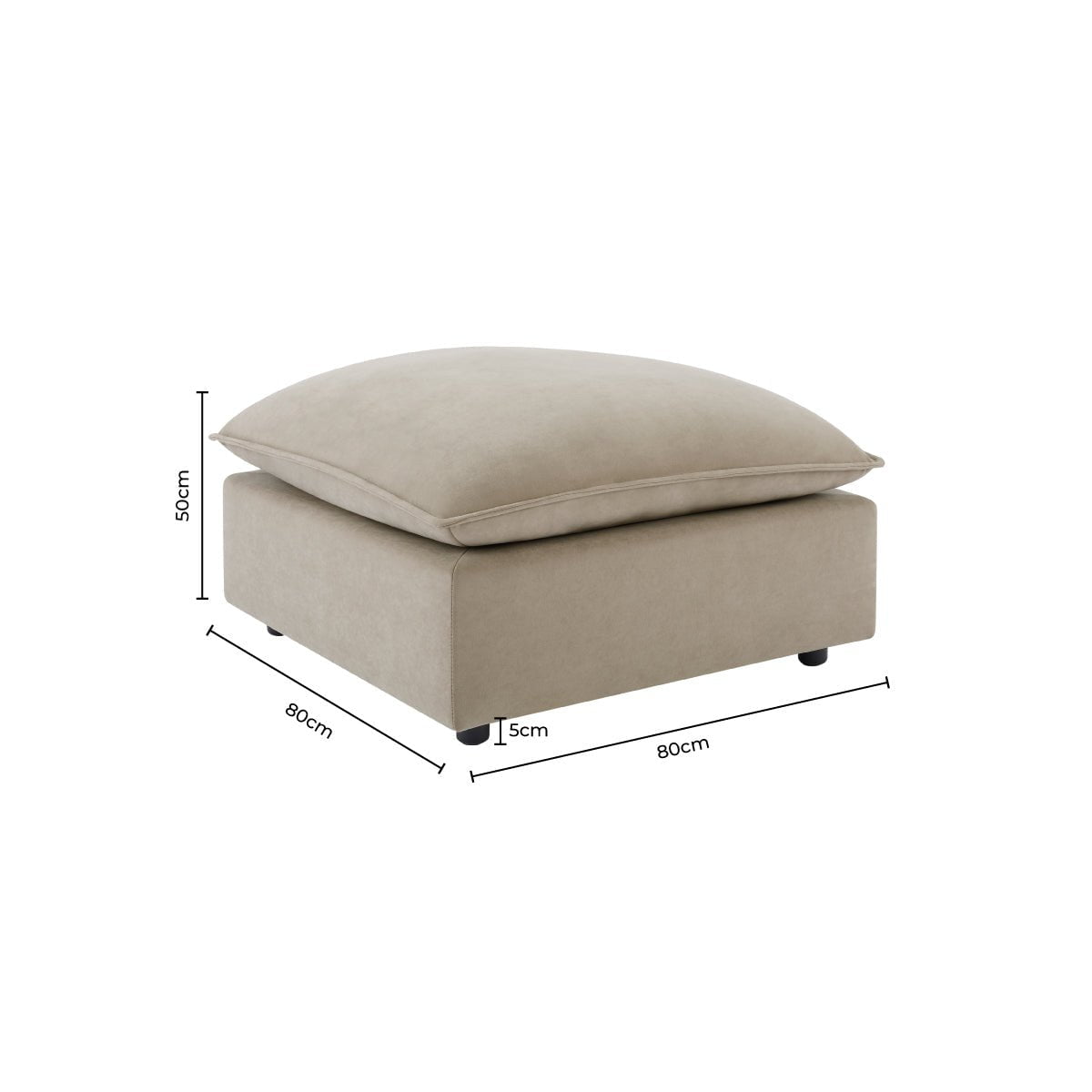 Boston Pouffe - Olive