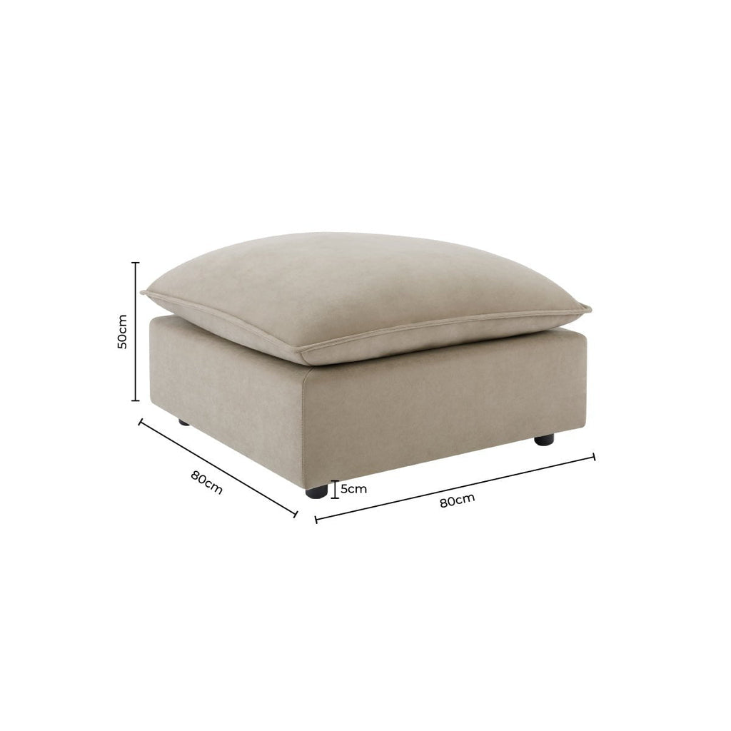 Boston Pouffe - Sand