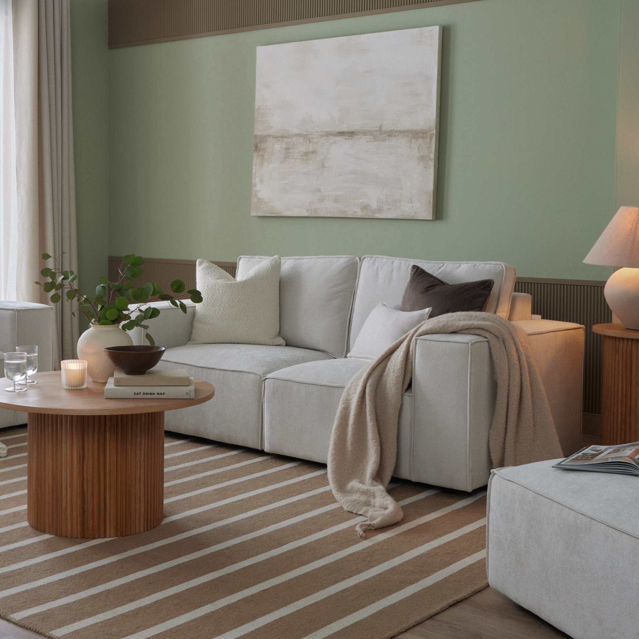 Brooklyn 2 Seater Sofa - Ivory