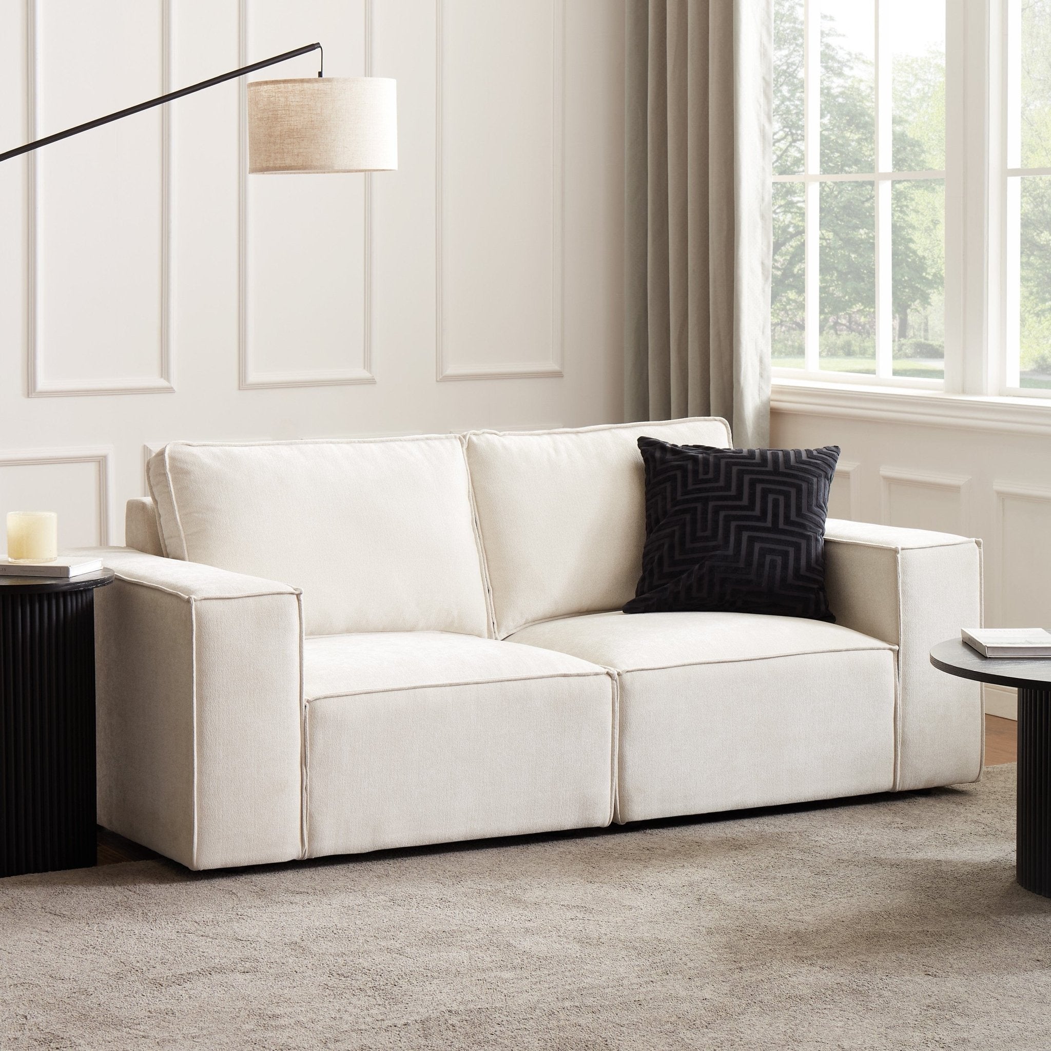 Brooklyn 2 Seater Sofa - Ivory