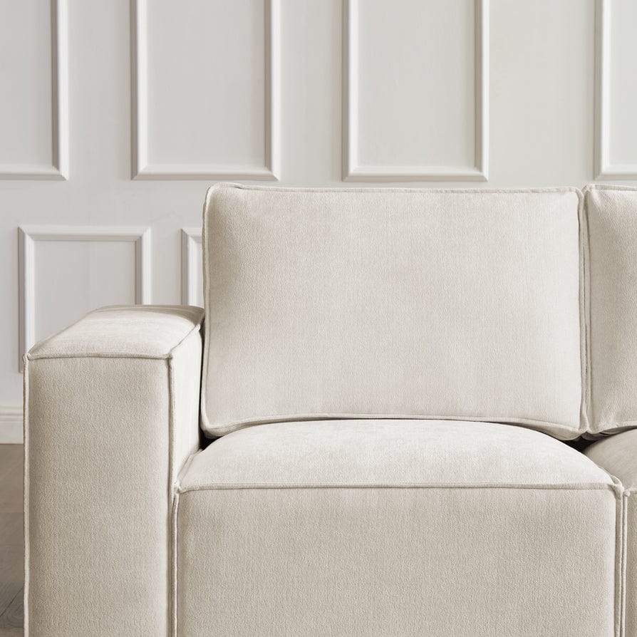 Brooklyn 3 Seater Sofa - Ivory
