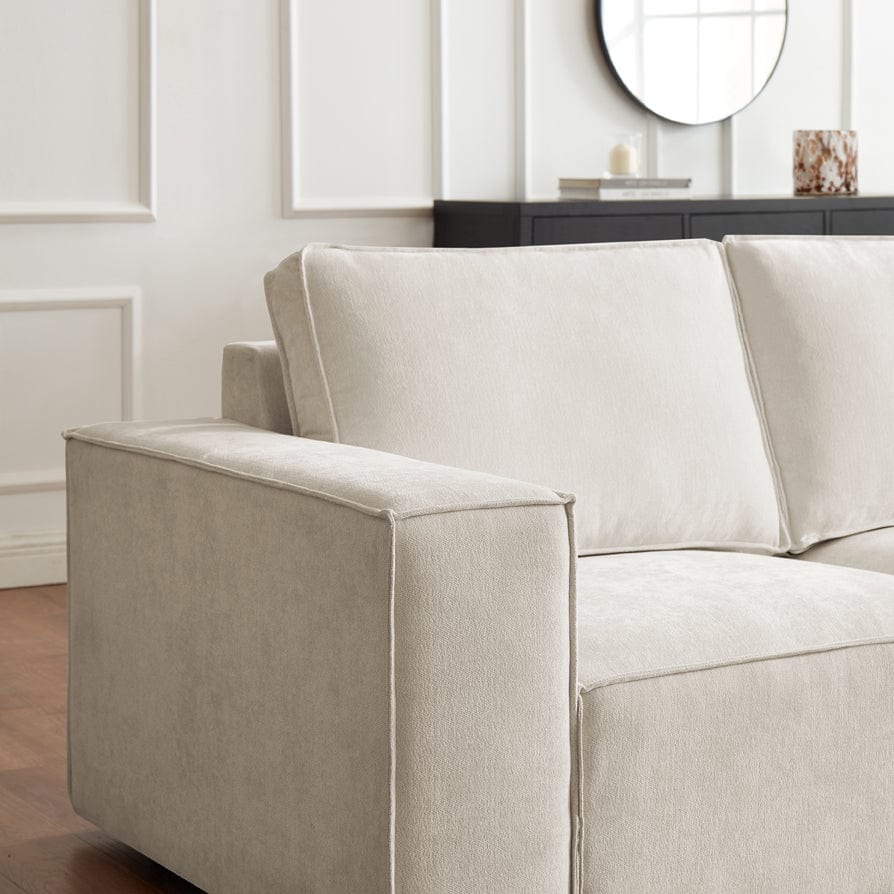 Brooklyn 3 Seater Sofa - Ivory