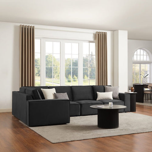 Brooklyn Large Left Hand Corner Sofa - Ink