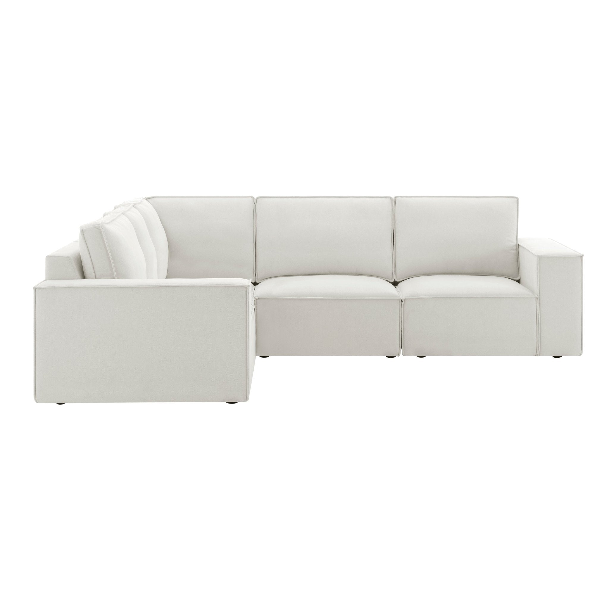 Brooklyn Large Left Hand Corner Sofa - Ivory