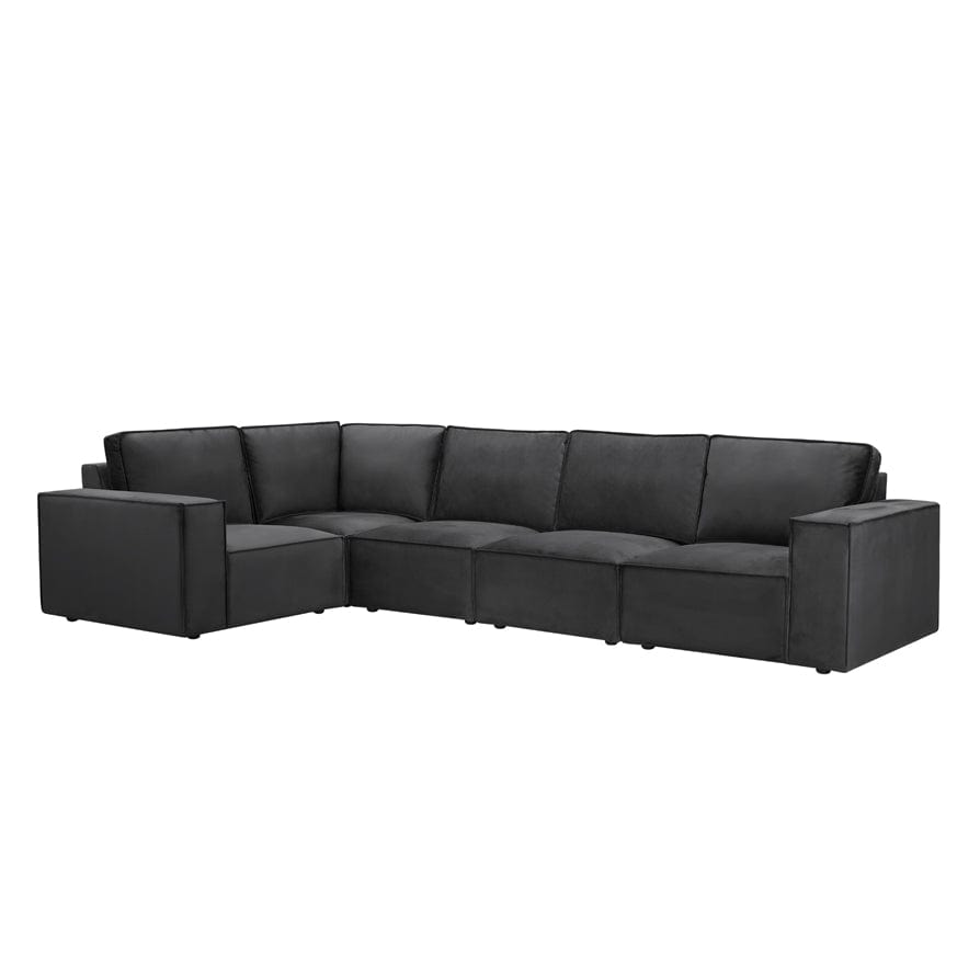 Brooklyn Large Left Hand L-Shape Sofa - Ink