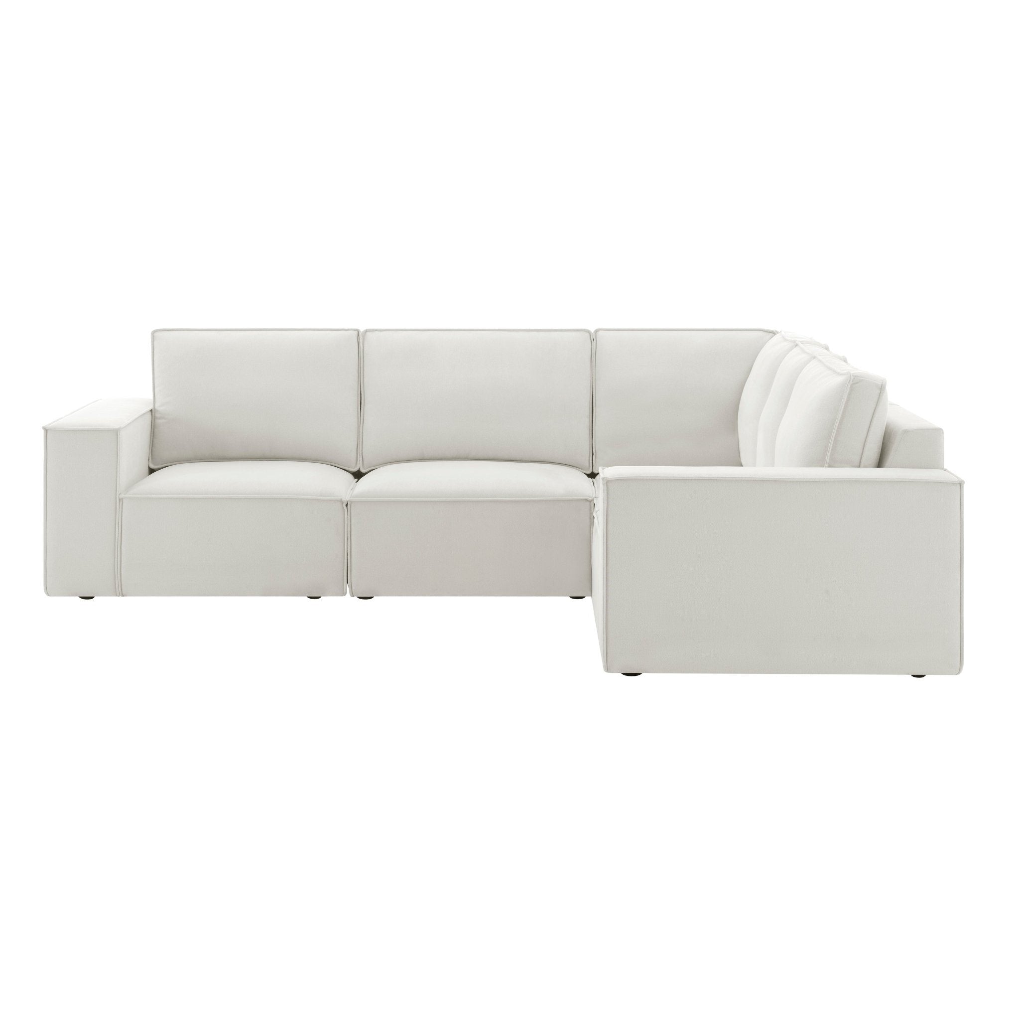 Brooklyn Large Right Hand Corner Sofa - Ivory