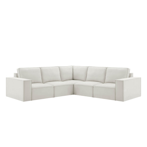 Brooklyn Large Left Hand Corner Sofa - Ivory