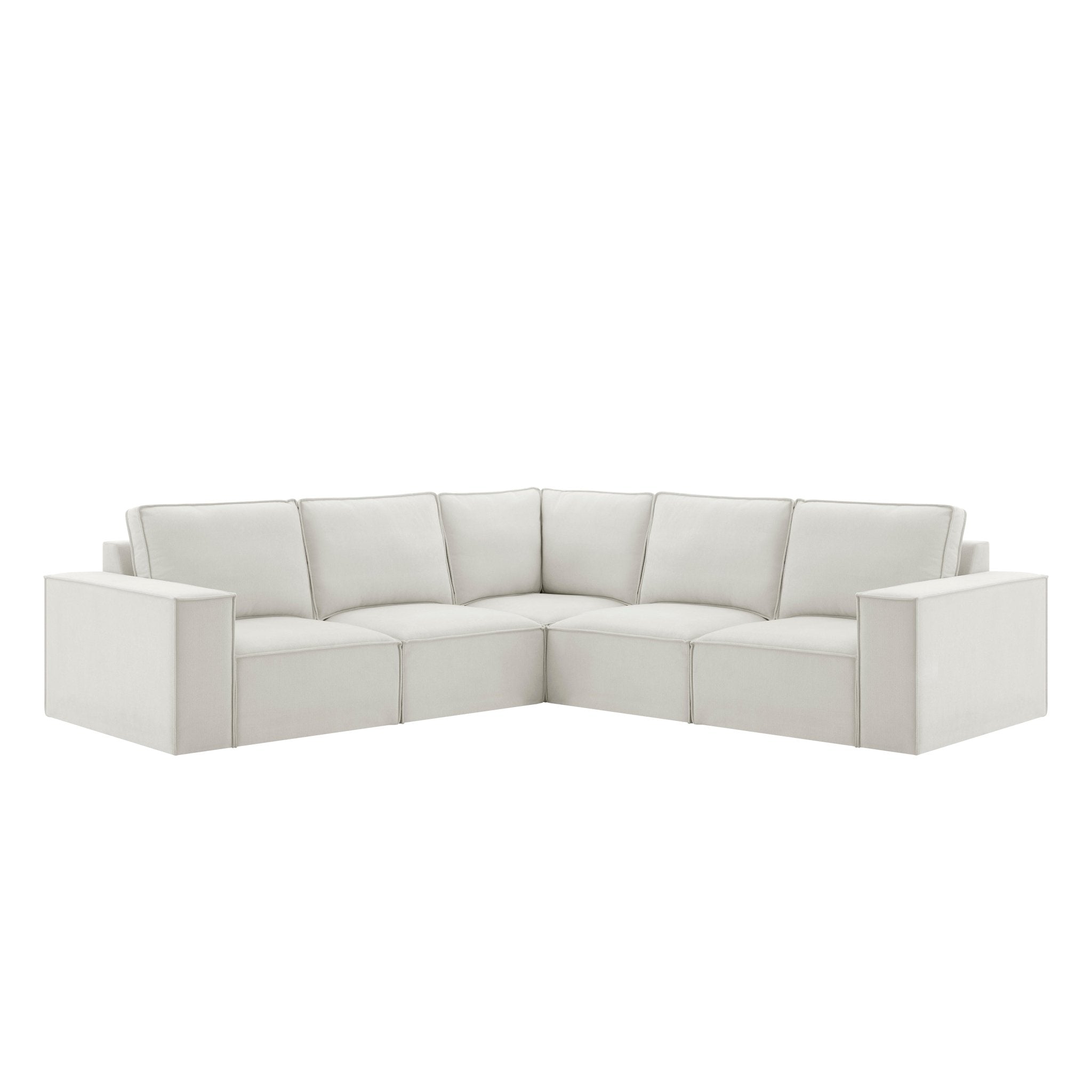 Brooklyn Large Right Hand Corner Sofa - Ivory