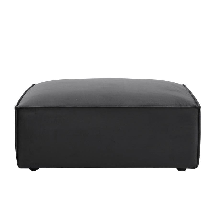 Brooklyn Pouffe - Ink