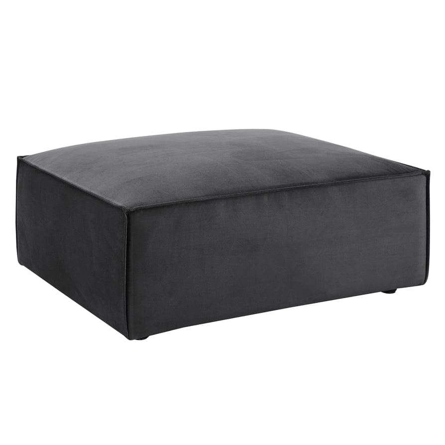 Brooklyn Pouffe - Ink