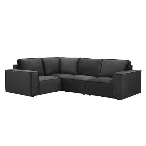 Brooklyn Small Left Hand L-Shape Sofa - Ink