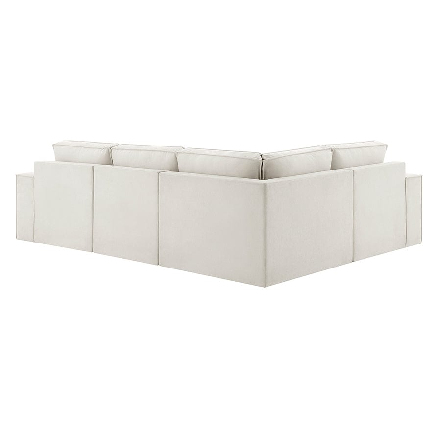 Brooklyn Small Left Hand L-Shape Sofa - Ivory