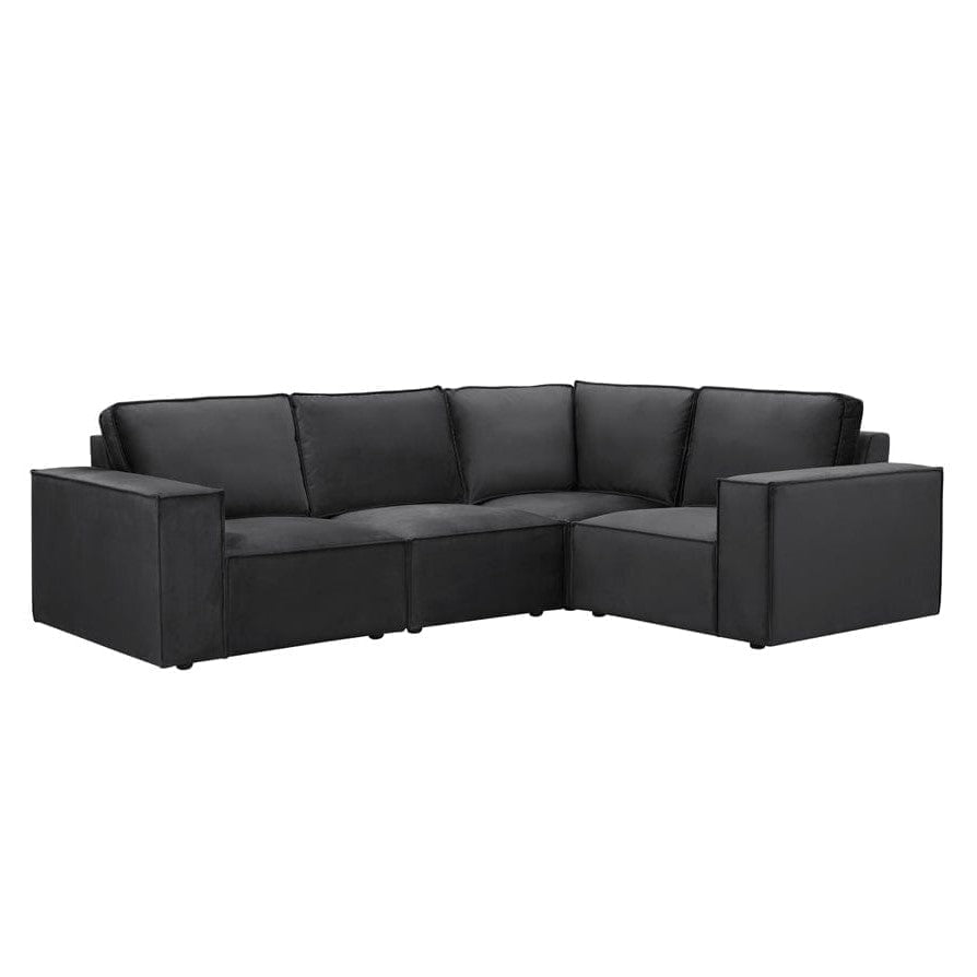 Brooklyn Small Right Hand L-Shape Sofa - Ink