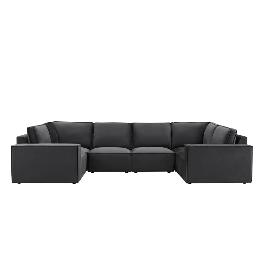 Brooklyn U-Shape Sofa - Ink