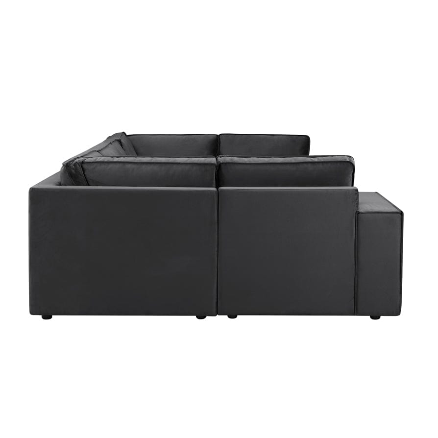 Brooklyn U-Shape Sofa - Ink
