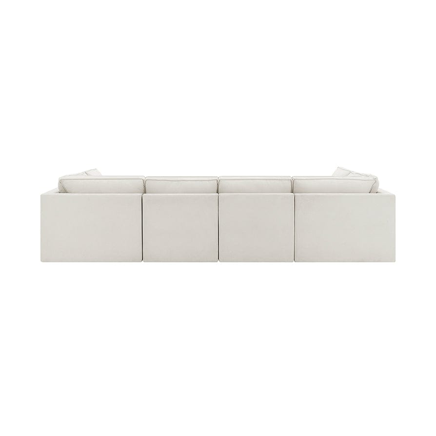 Brooklyn U-Shape Sofa - Ivory