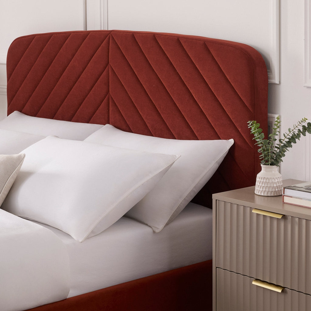 Charleston Ottoman Storage Bed -  Rust