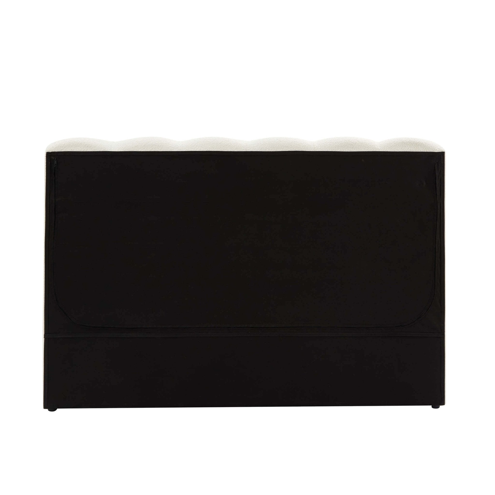 Cheshire Boucle Ottoman Storage Bed - Off White