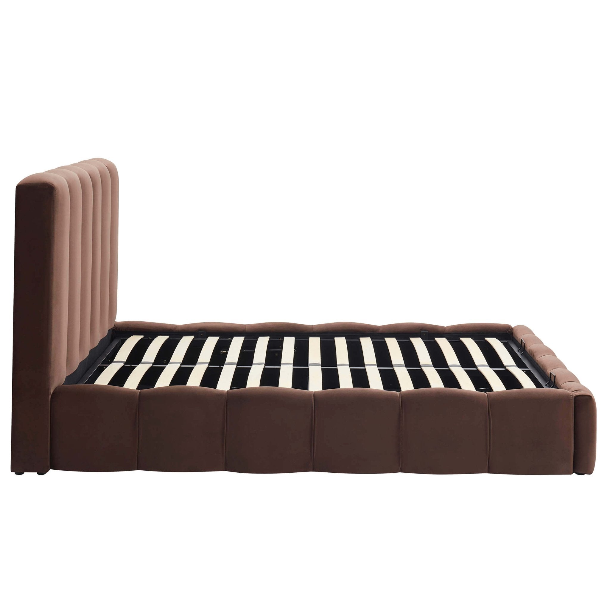 Cheshire Ottoman Storage Bed - Cappuccino