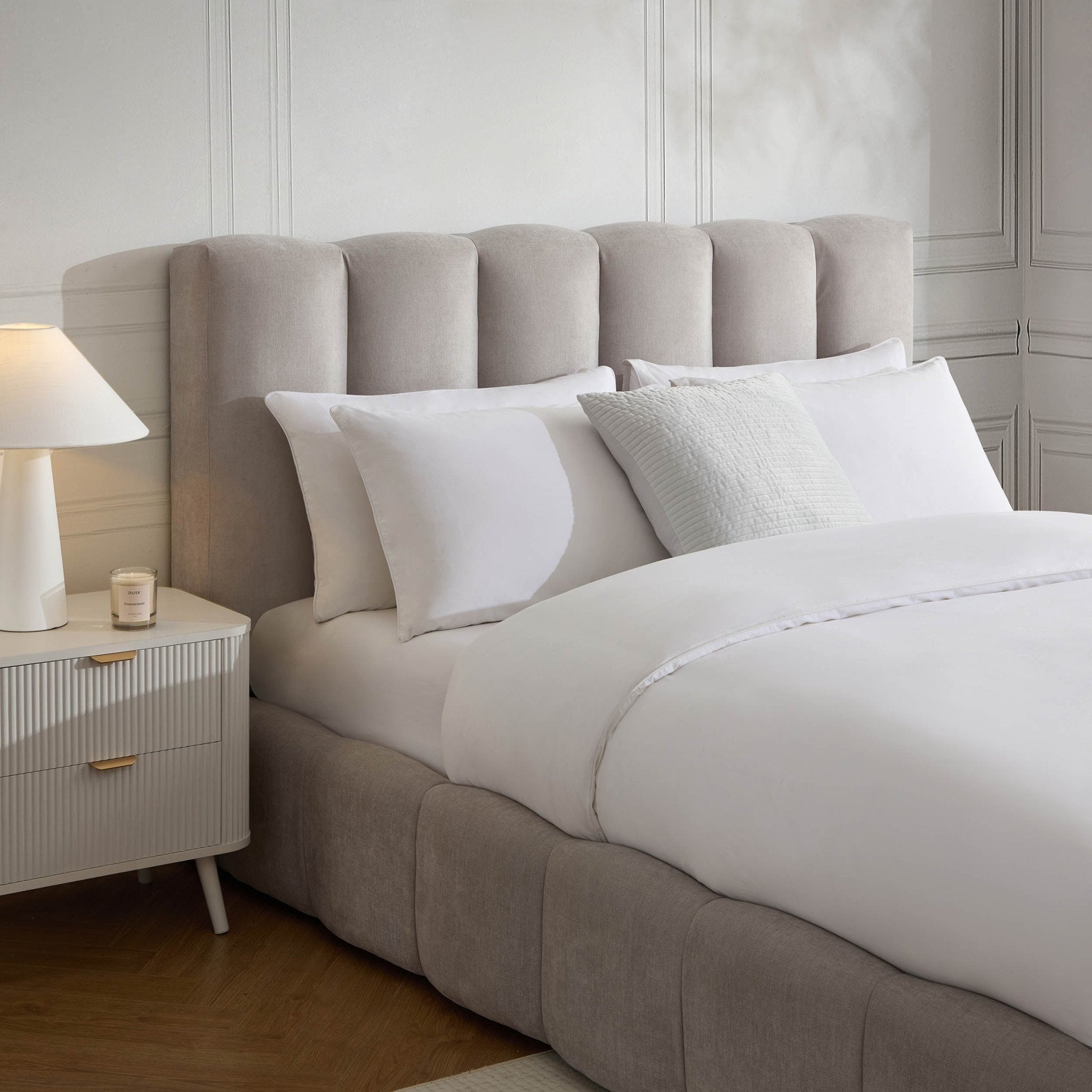 Cheshire Ottoman Storage Bed - Light Grey