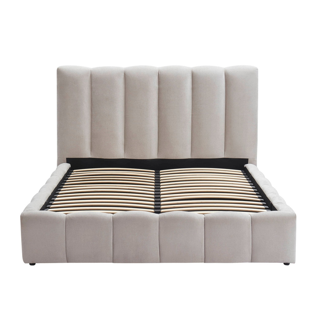 Cheshire Ottoman Storage Bed - Light Grey