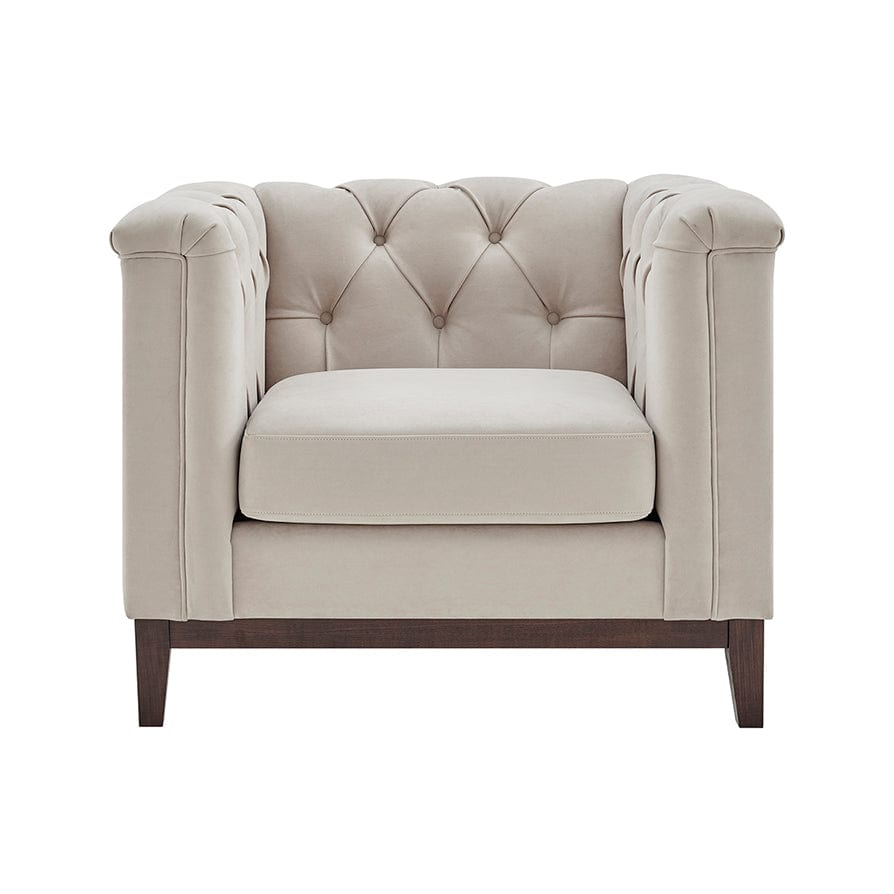 Chesterfield Armchair - Stone