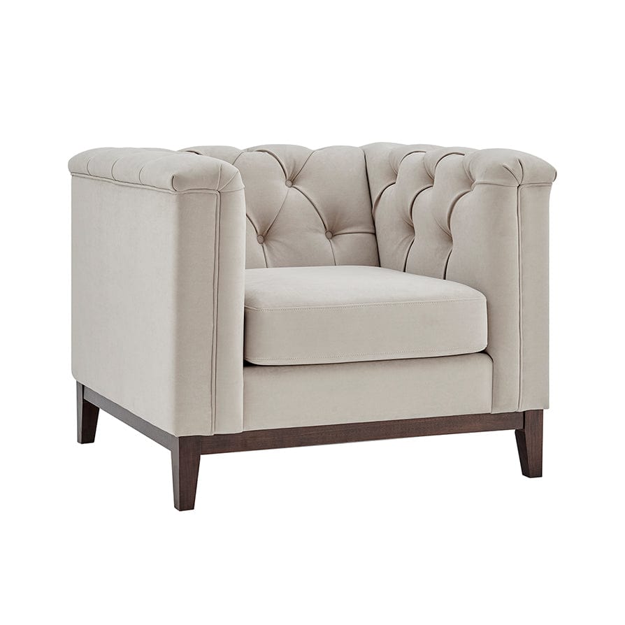 Chesterfield Armchair - Stone