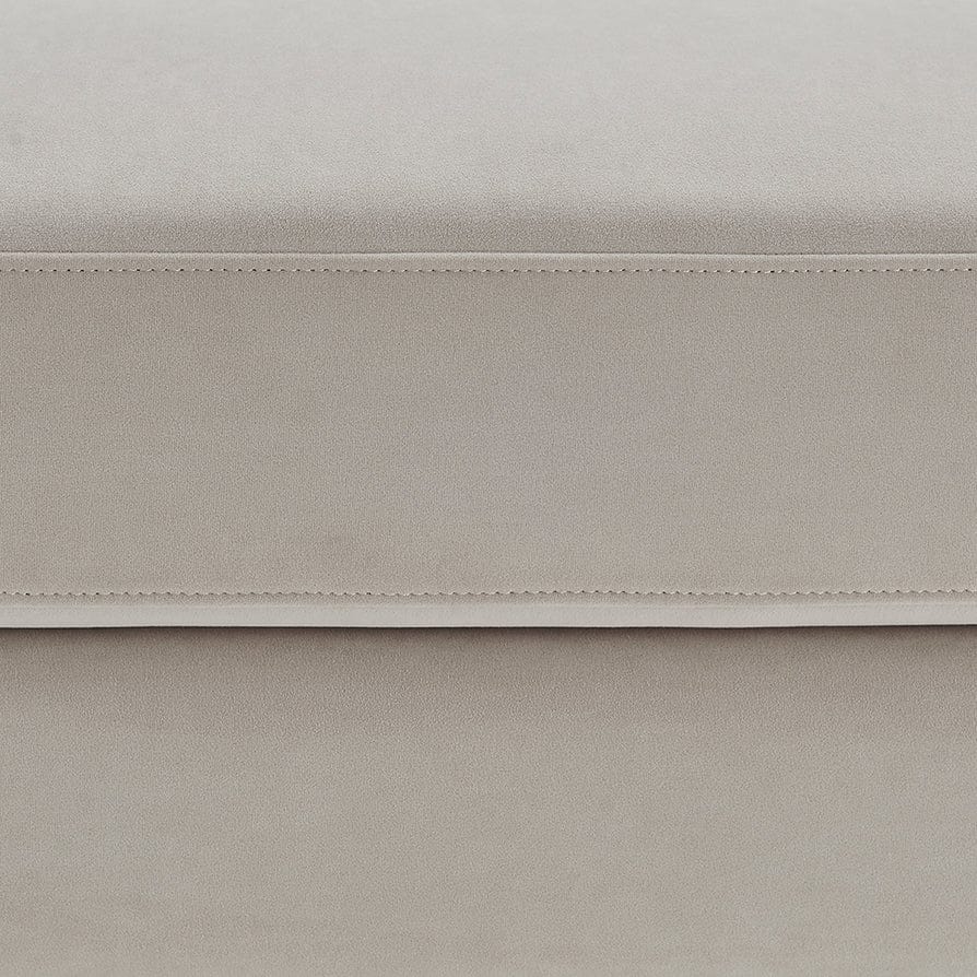 Chesterfield Pouffe - Stone