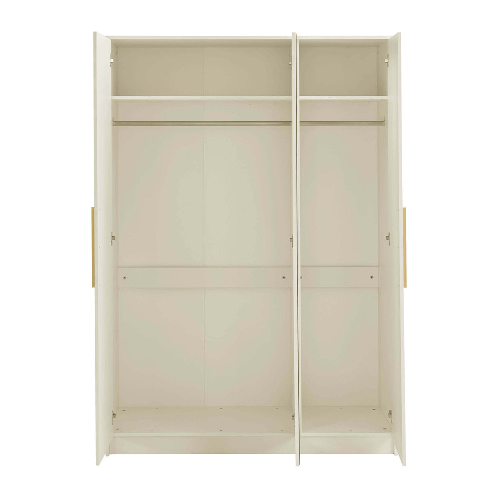 Darcey 3 Door Wardrobe - Cream