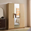 Darcey 3 Door Wardrobe - Light Wood
