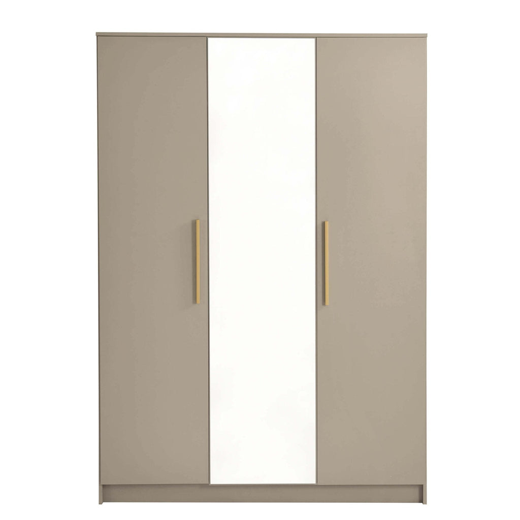 Darcey 3 Door Wardrobe - Taupe
