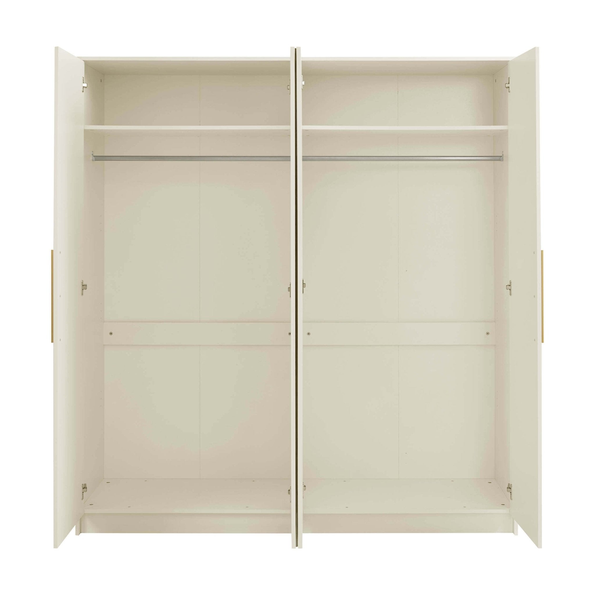 Darcey 4 Door Wardrobe - Cream