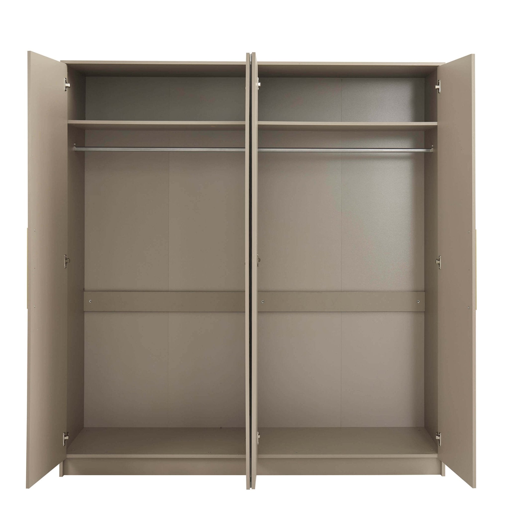 Darcey 4 Door Wardrobe - Taupe