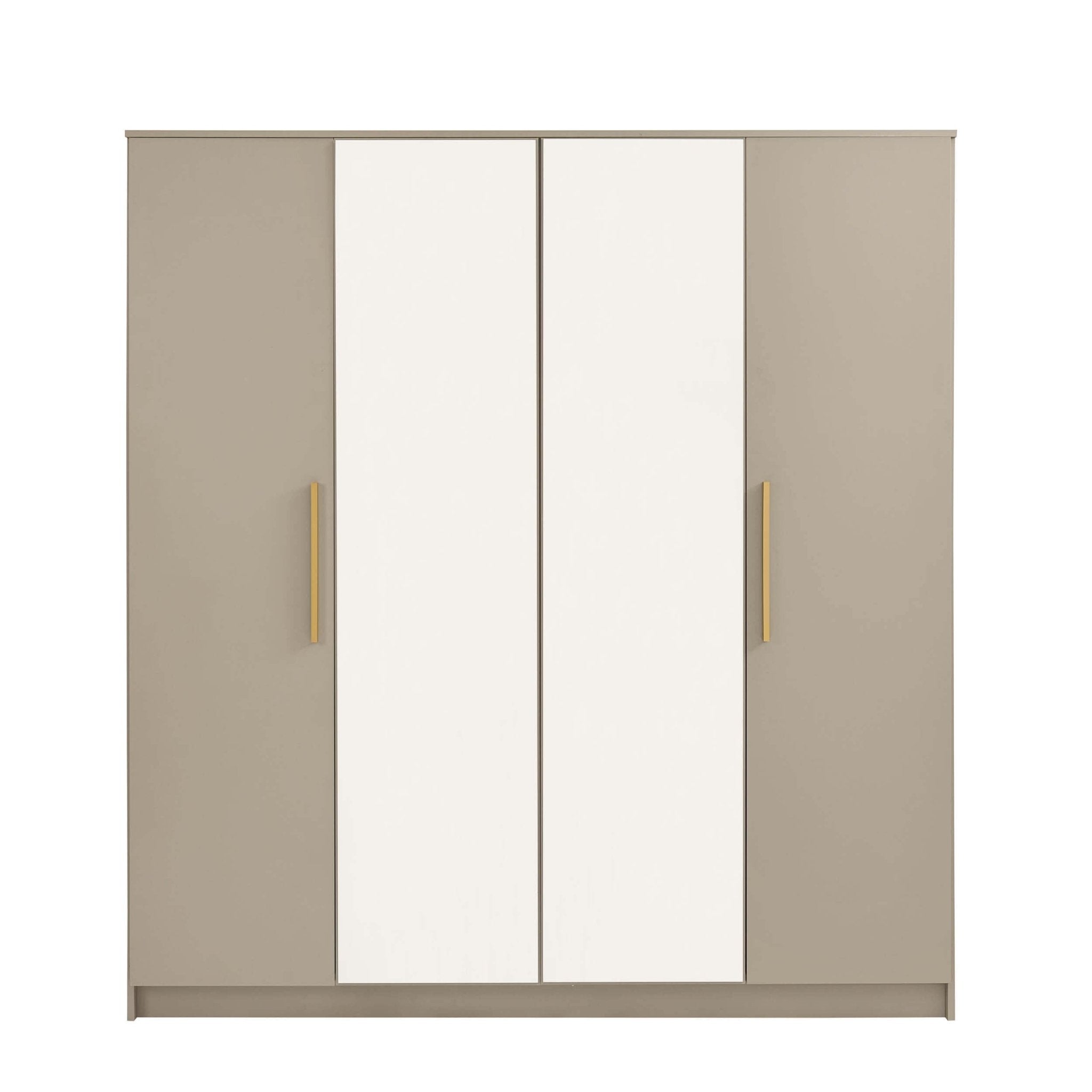 Darcey 4 Door Wardrobe - Taupe