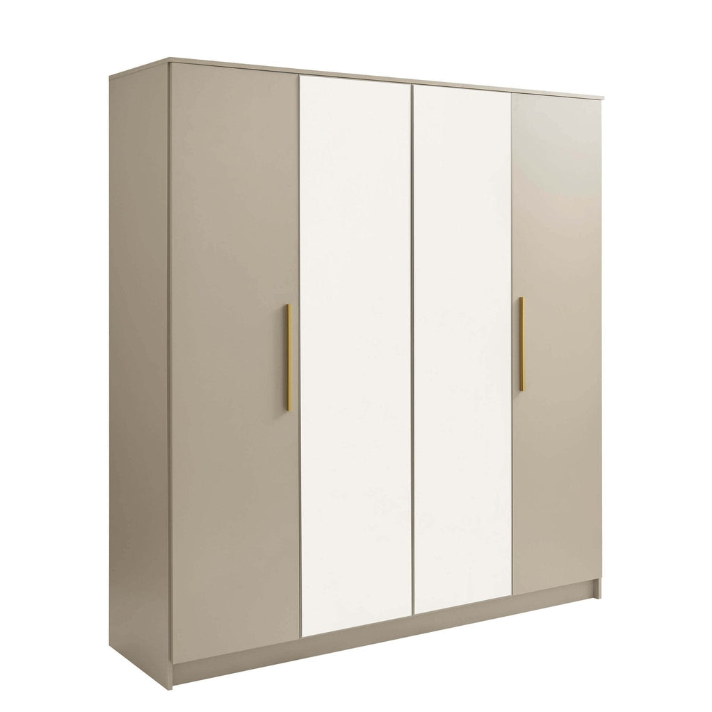 Darcey 4 Door Wardrobe - Taupe