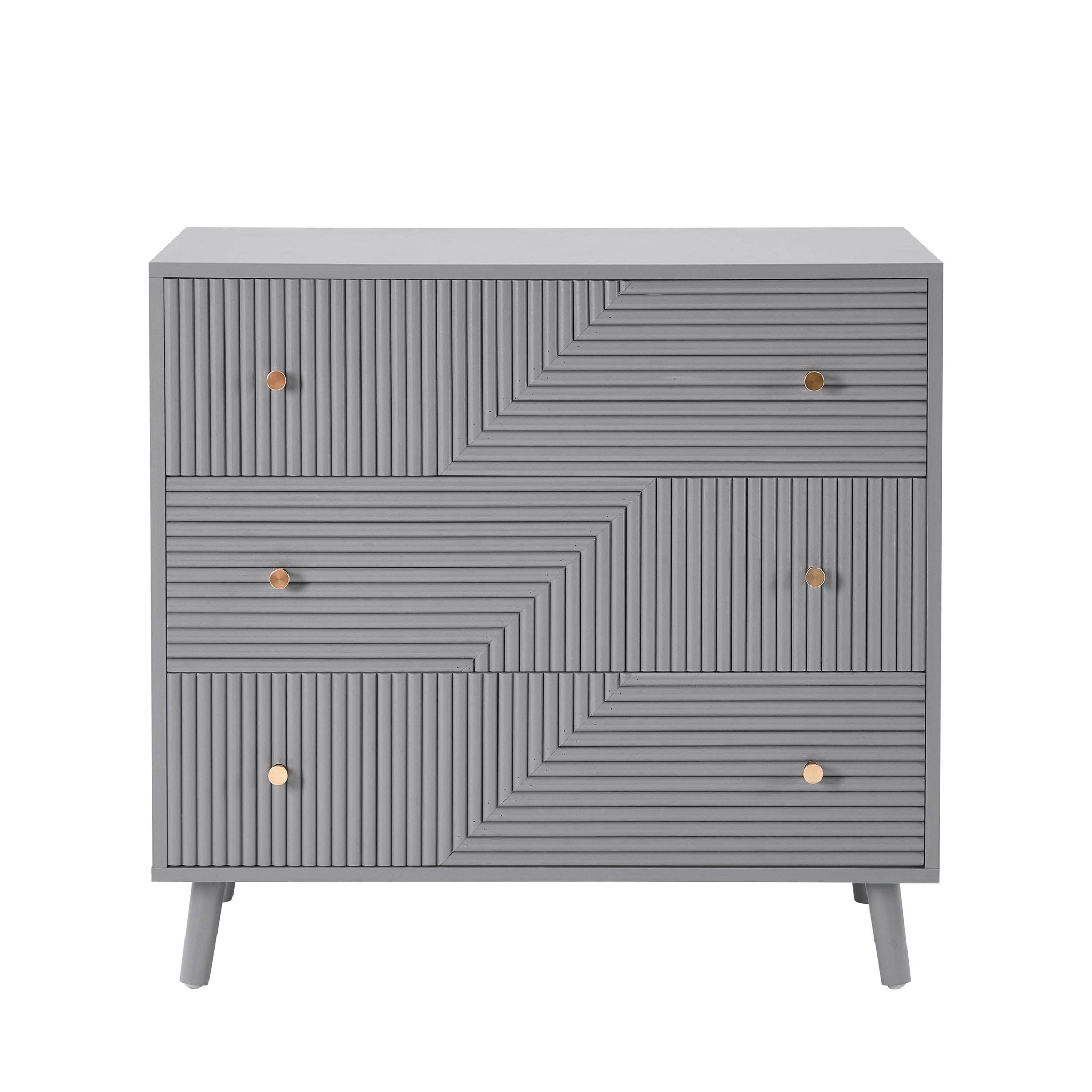 Dora 3 Drawer Chest - Light Grey