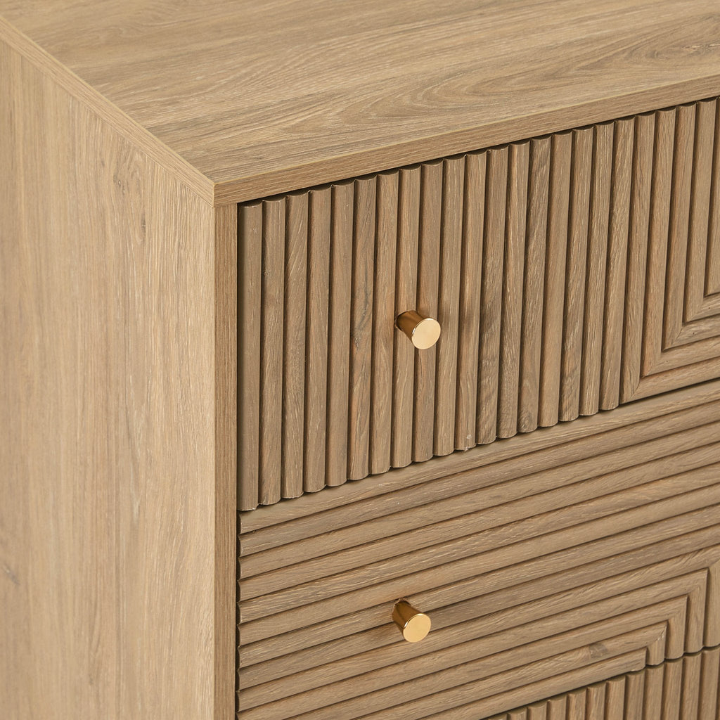 Dora 3 Drawer Chest - Light Wood