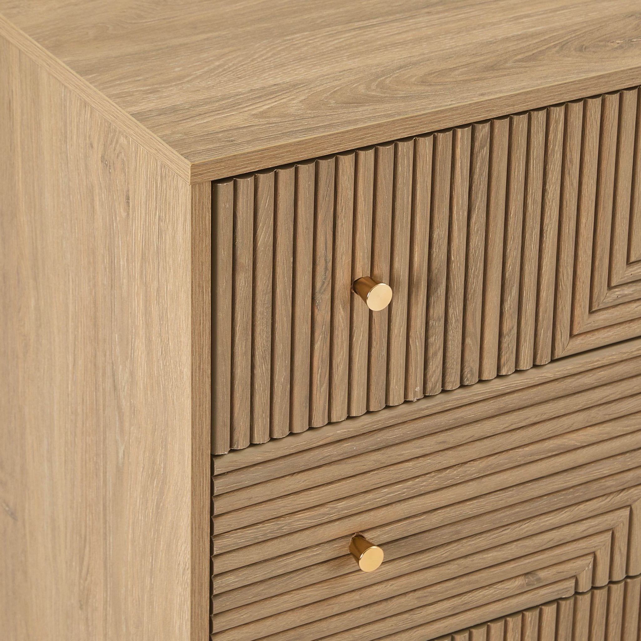 Dora 3 Drawer Chest - Light Wood