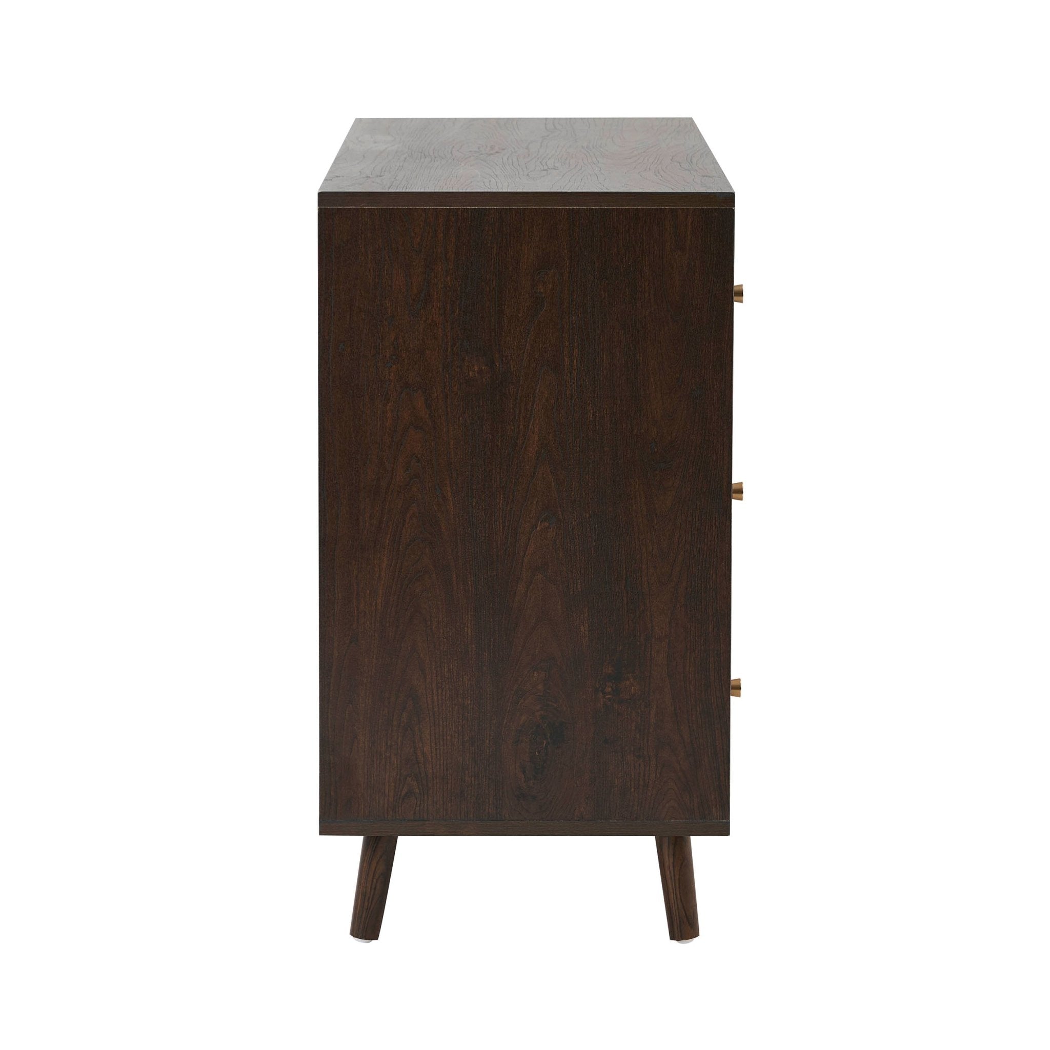 Dora 3 Drawer Chest - Walnut