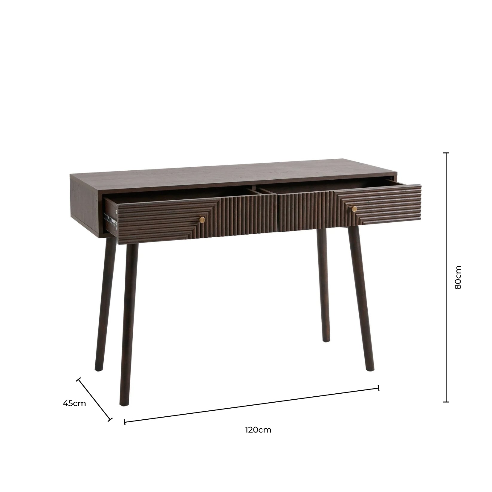 Dora Dressing Table Console - Walnut