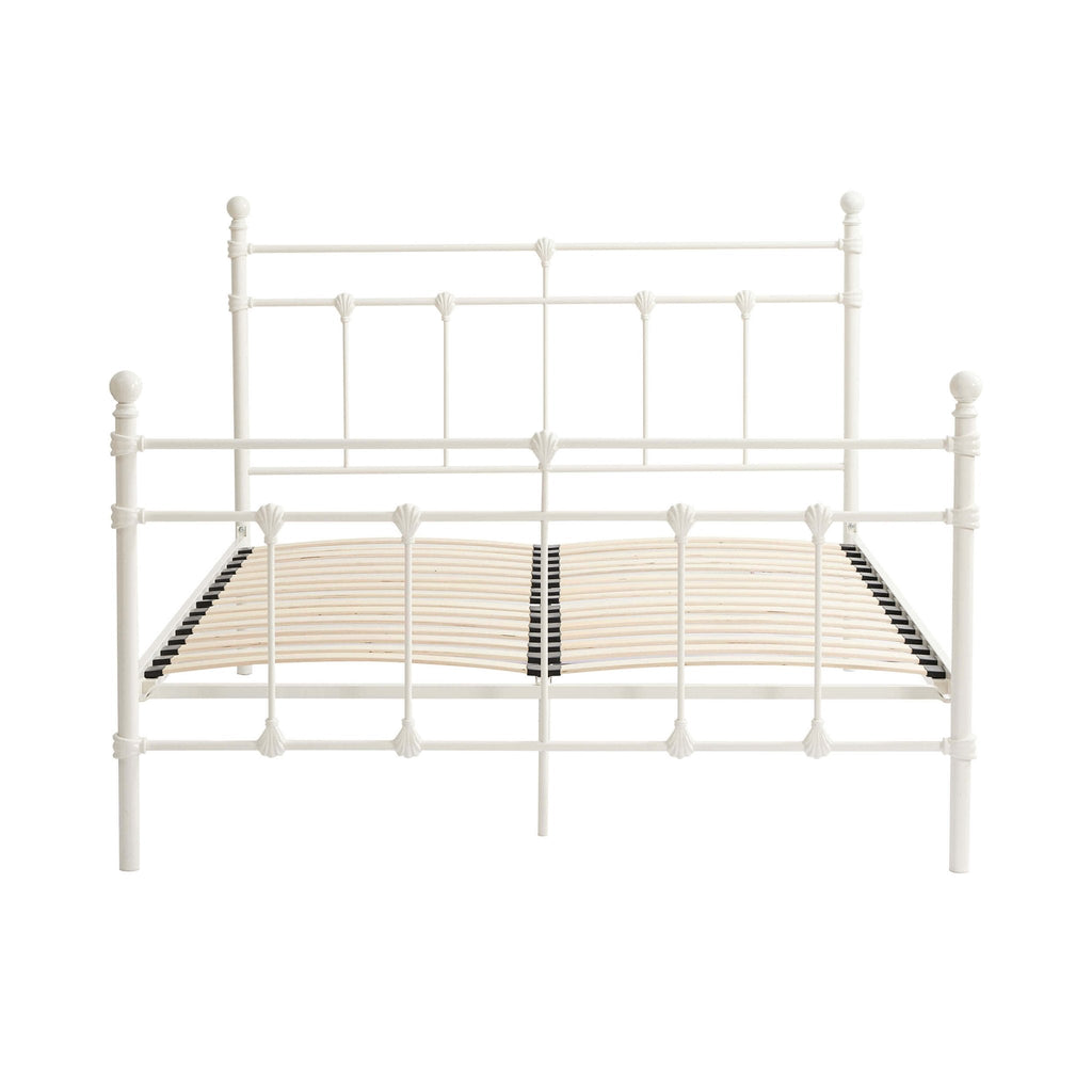 Dorset Metal Bed Frame - White