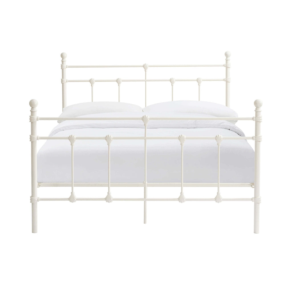 Dorset Metal Bed Frame - White