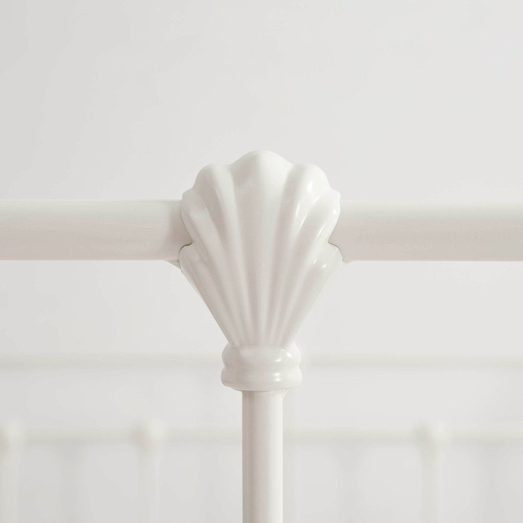 Dorset Metal Bed Frame - White