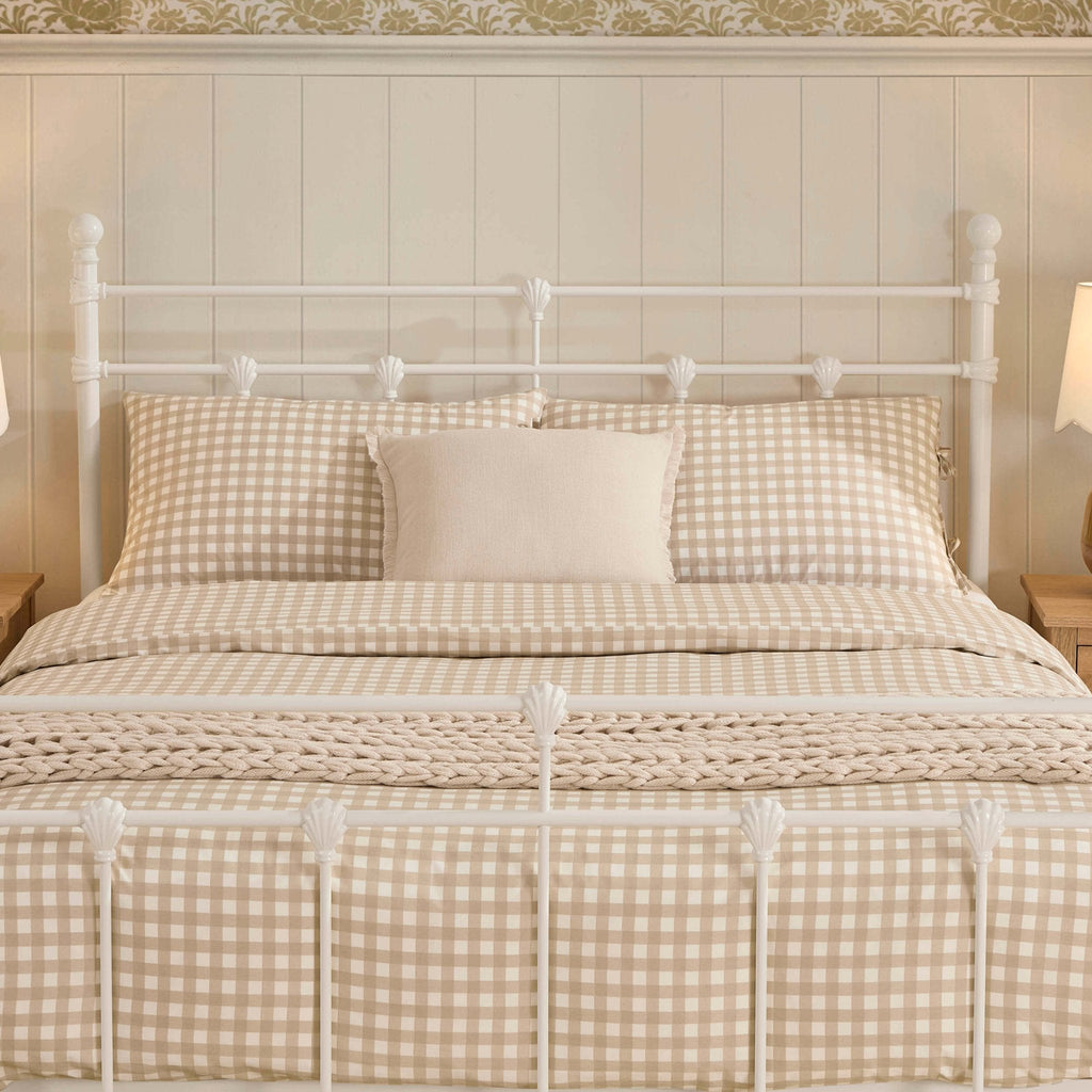 Dorset Metal Bed Frame - White