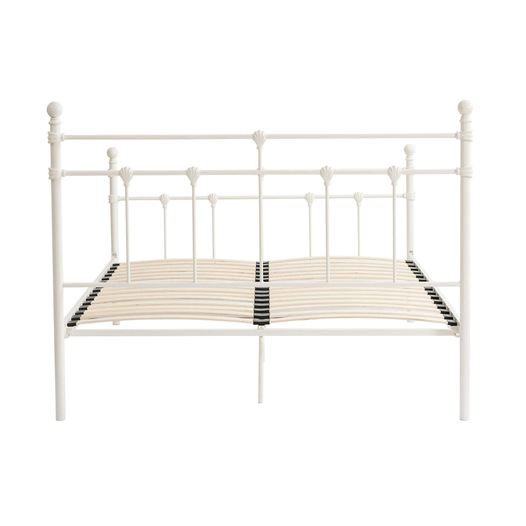 Dorset Metal Bed Frame - White